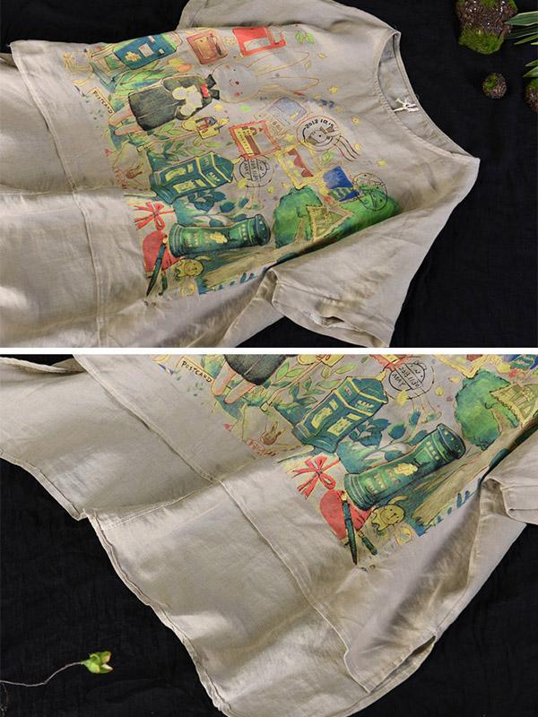 Loose Oversize High-low Shirt