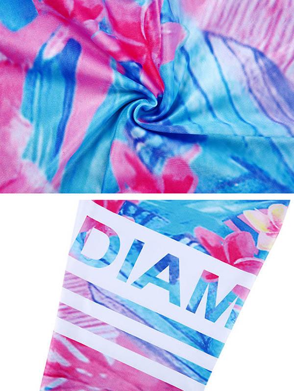 Printed Sports Bra And Leggings