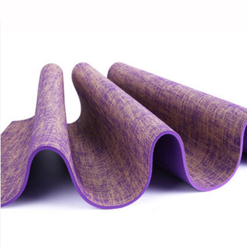 Flax Eco-Friendly Breathable Non-Slip Odorless Exercise Yoga Mats