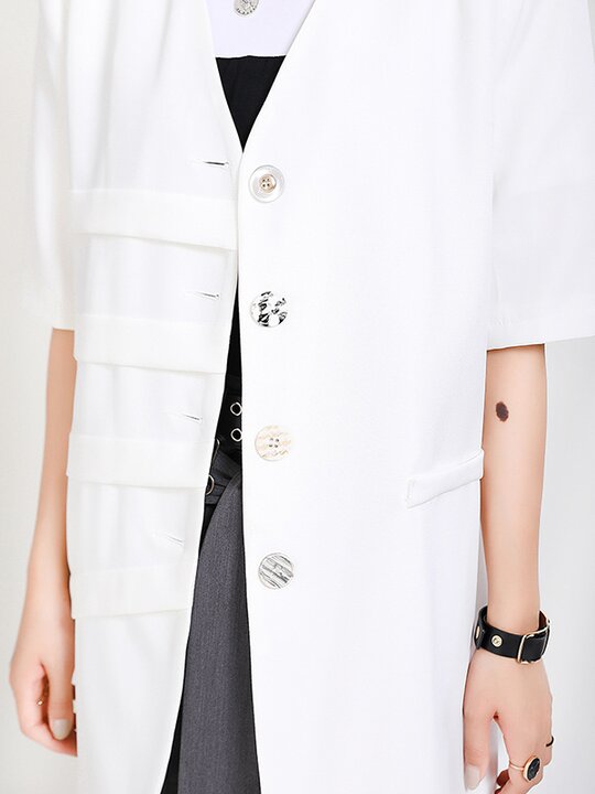 Original Irregularity Short Sleeve Jackets