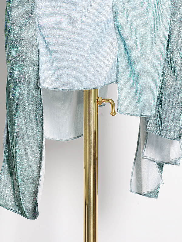 Original Irregularity Split-Joint Color-Block Skirt