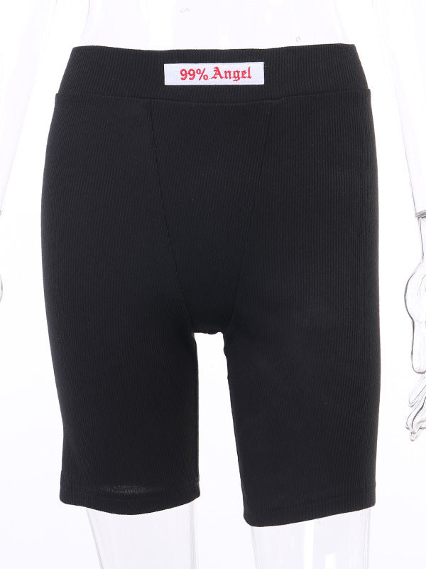 Sexy Solid Color Wrap Three-Piece Set Sports Suits