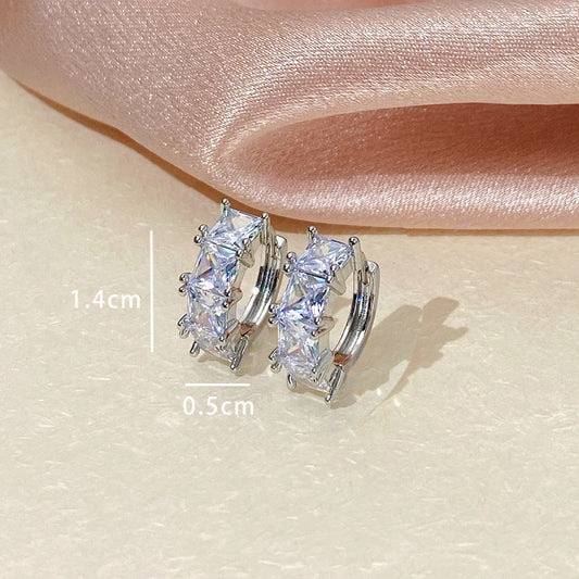 pendientes minimalista dorado cobre