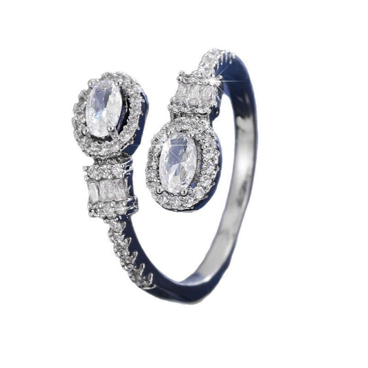 anillo ovalado dorado cobre