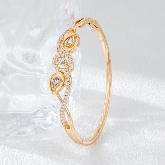 pulsera irregular dorado cobre