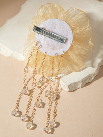 Three-Dimensional Flower Hair Clips