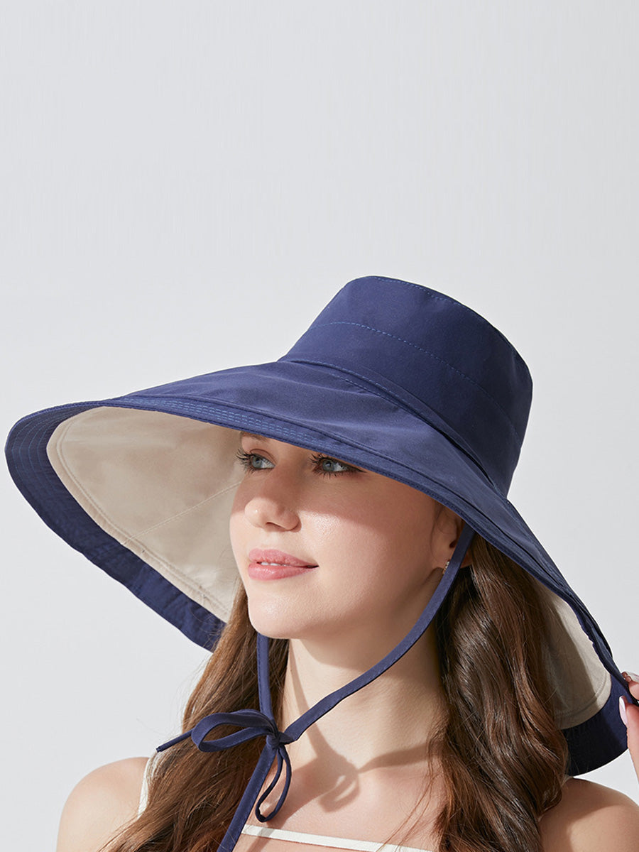 Women Casual Large Brim Sunproof Hat