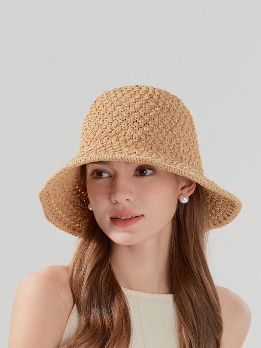 Women Casual Straw Weave Sunproof Hat