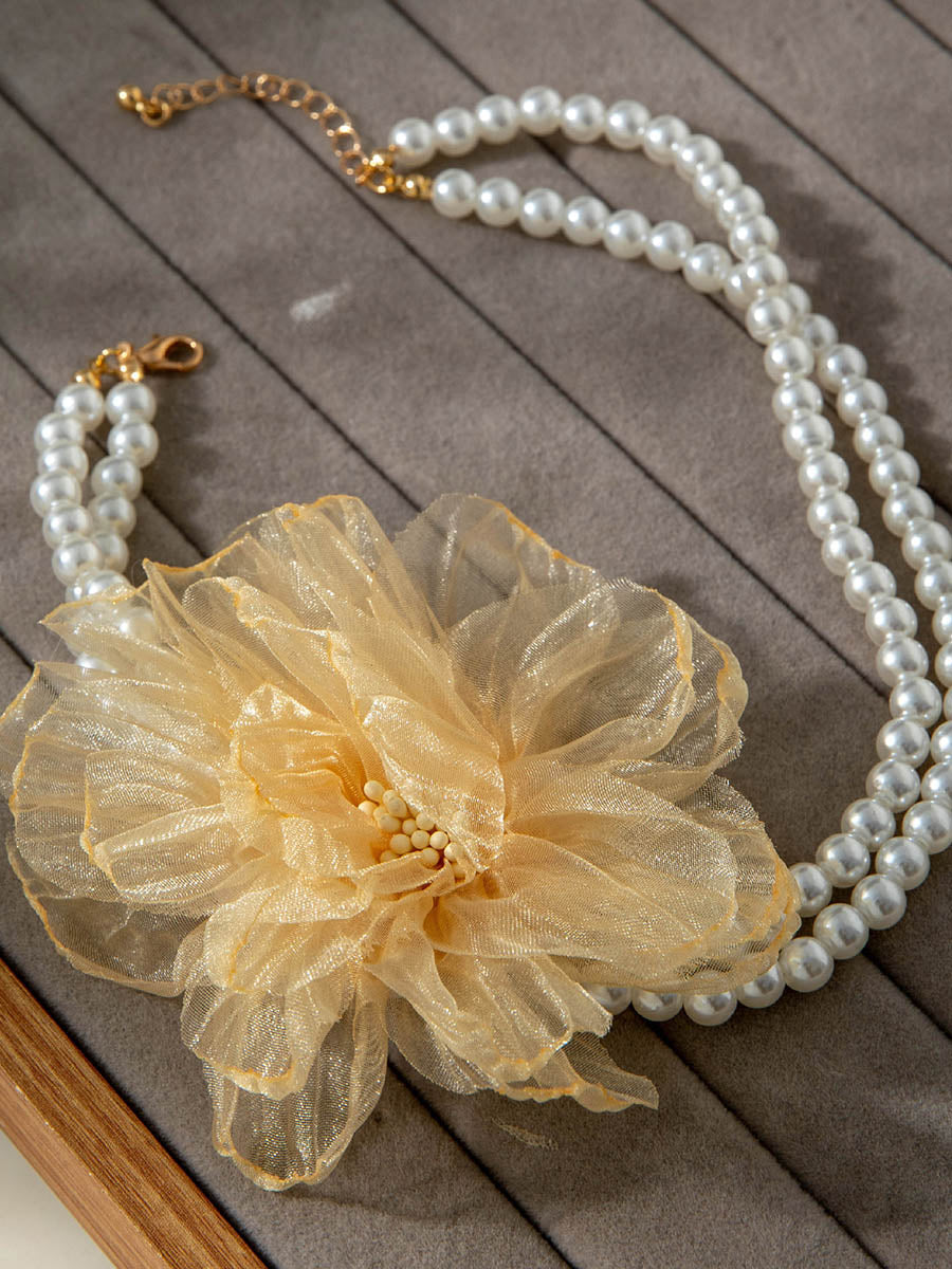 Flower Shape Necklaces Accessories