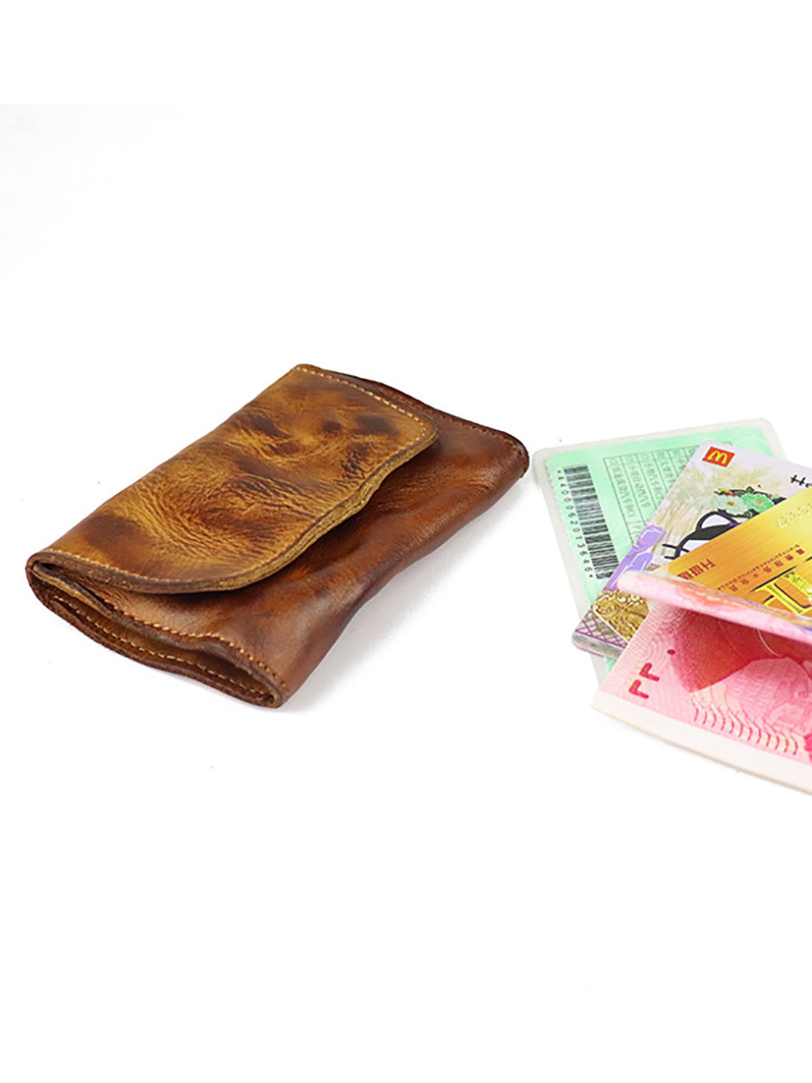Retro Soft Leather Card Bag Wallet