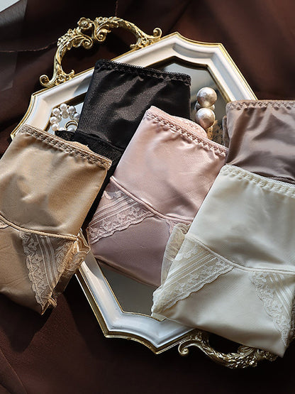 3 Pieces Women Summer Lace High Waist Underwear