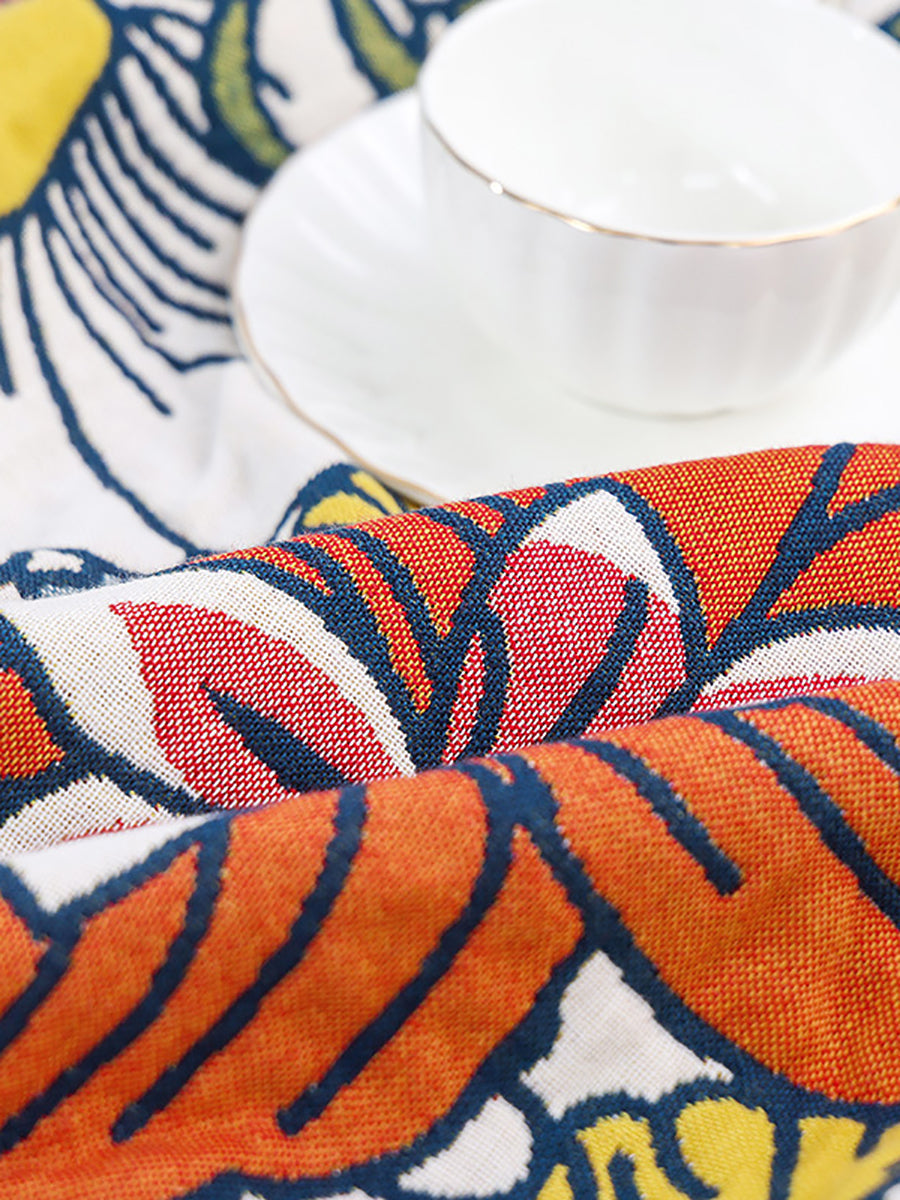 100%Cotton Flower Jacquard Quick-dry Adult Bath Towel