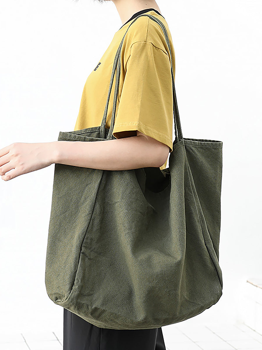 Women Casual Canvas Large Capacity Shoulder Bag