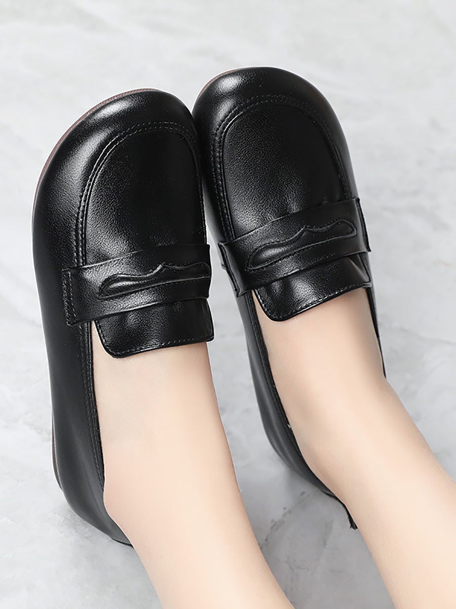 Women Casual Genuine Leather Soft Leather