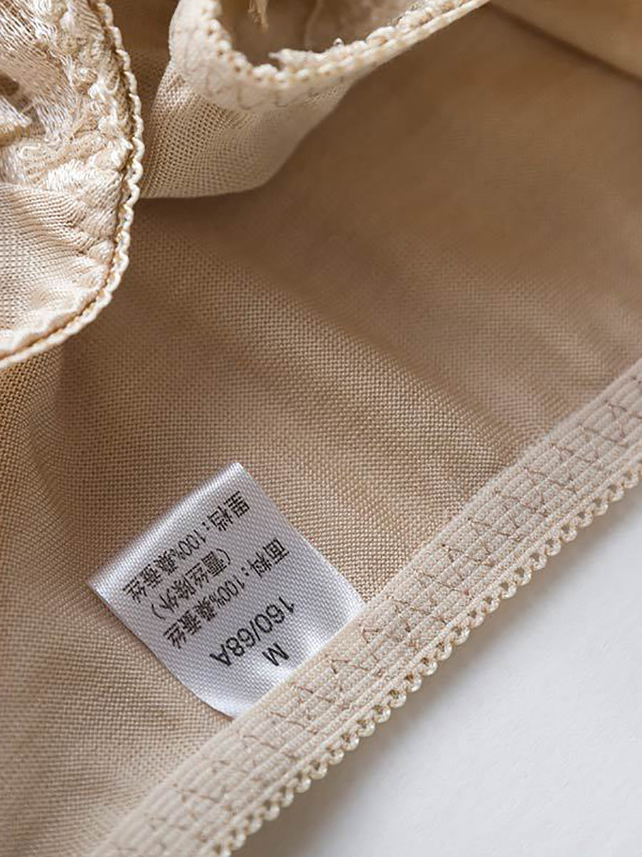 2 Pieces Women Summer Lace Flower Underwear