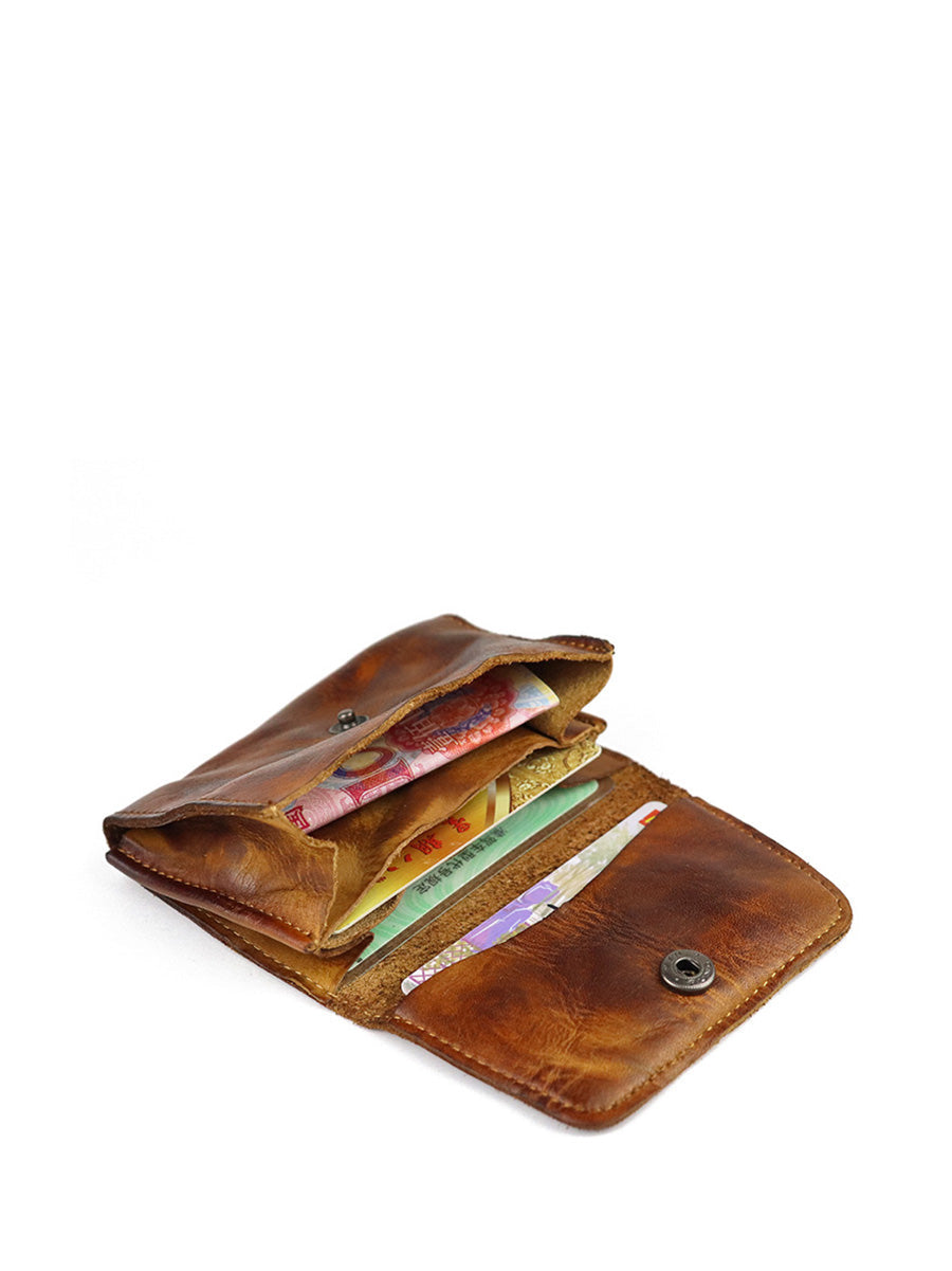 Retro Soft Leather Card Bag Wallet
