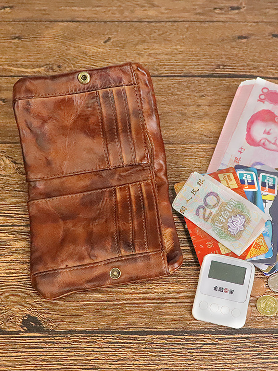 Retro Leather Multifunctional Wallet