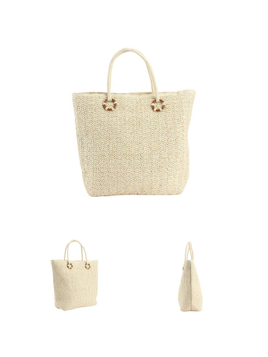 Women Casual Straw Weave Tote Bag