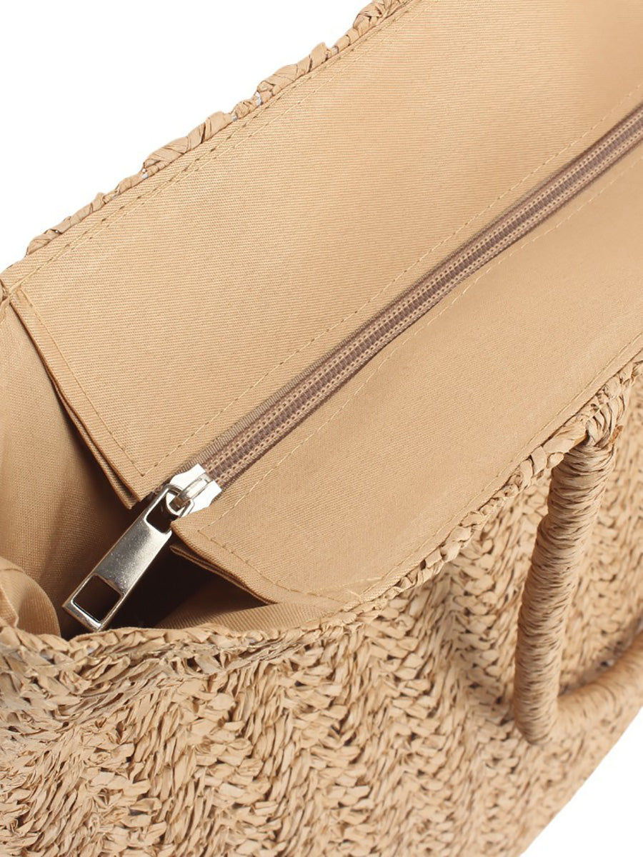 Women Casual Straw Weave Tote Bag