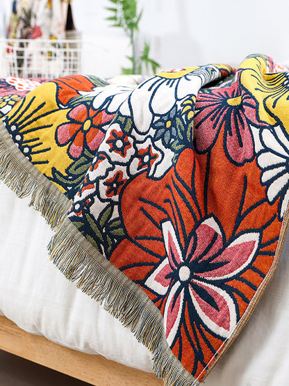 100%Cotton Flower Jacquard Quick-dry Adult Bath Towel