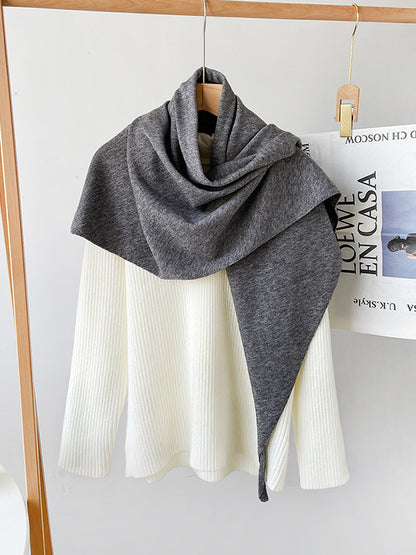 Solid Color Shawl