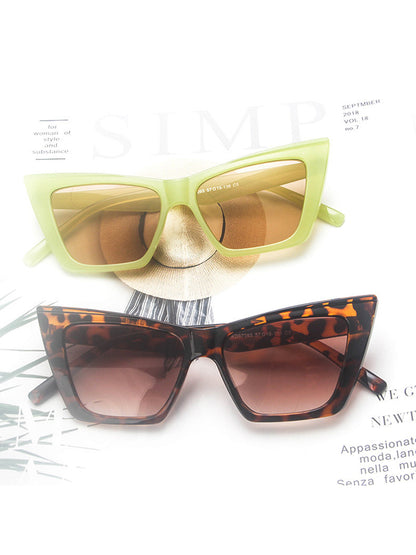 Geometric Sun Protection Sunglasses Accessories