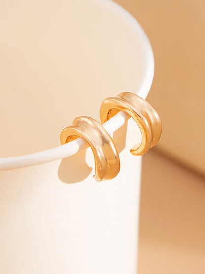 Geometric Ringent Earrings Accessories