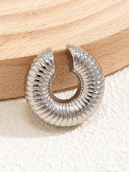 Geometric Solid Color Ear Clip