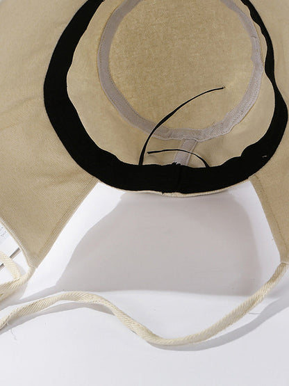 Going Out Solid Color Sun Protection Fisherman Hat