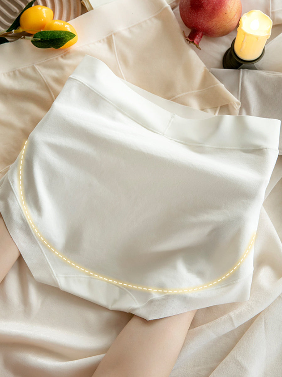 4 Pieces Summer Women Casual High Waist Underwear