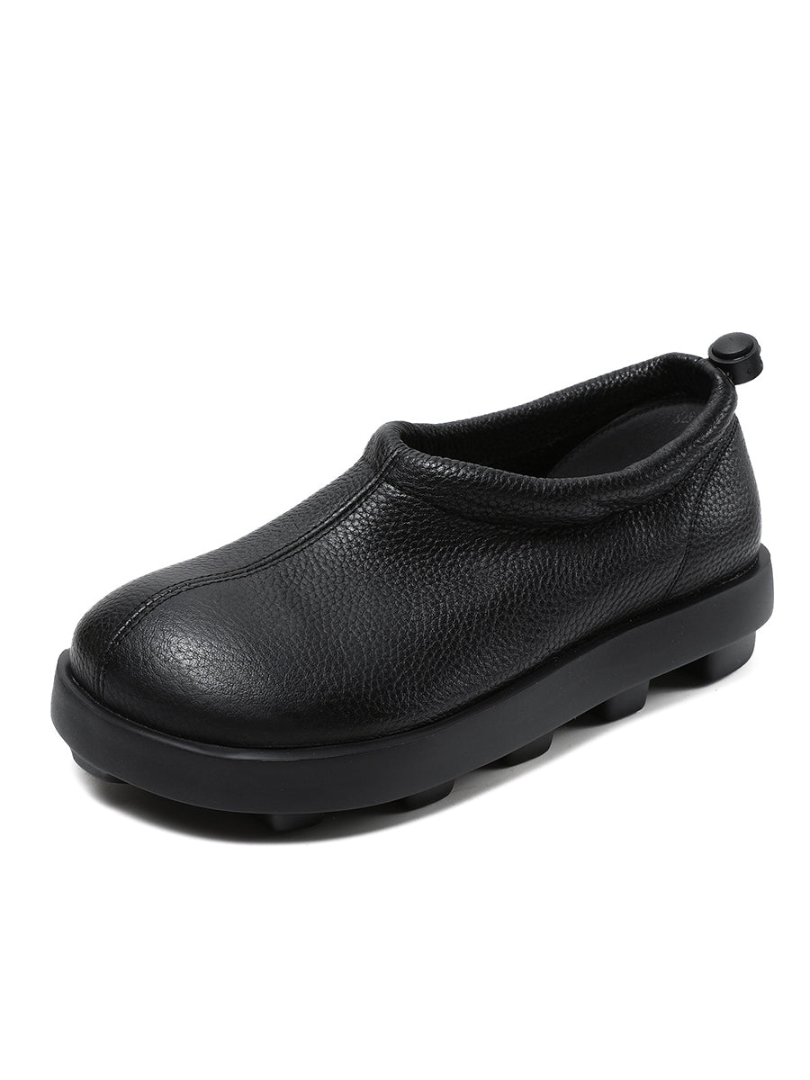 Women Casual Summer Soft Leather Shoes