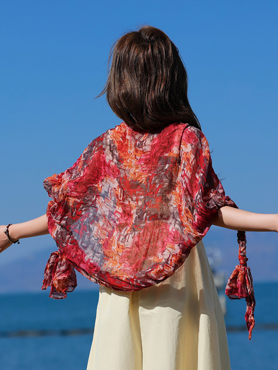 Women Fashion Hand-woven Braids Scarf