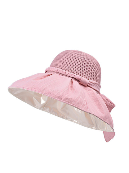 Women Summer Artsy Straw Spliced Sunproof Hat