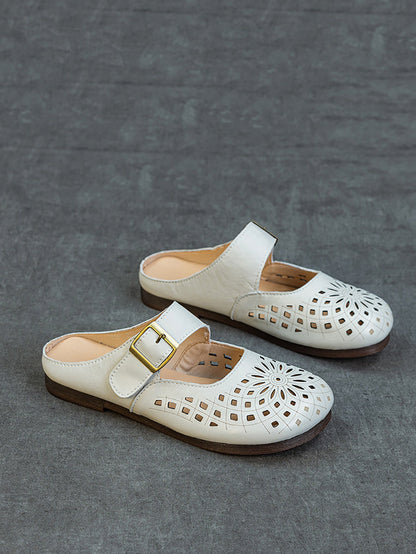 Women Summer Casual Genuine Leather Sandals