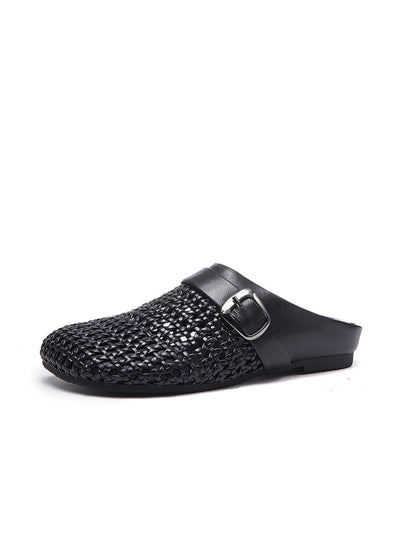 Women Casual Summer Weave Hollow Out Slippers
