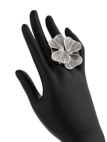 Irregularity Flower Shape Geometric Rings Accessories