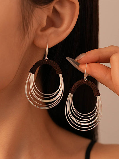 Geometric Drop Earrings