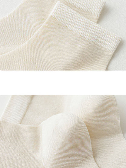 5 Pairs Women Summer Thin Short Socks