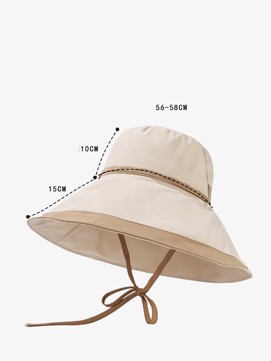 Women Casual Summer Colorblock Sunproof Hat