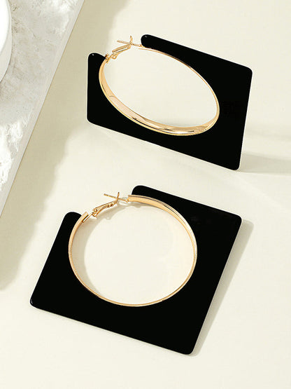 Normcore Geometric Drop Earrings