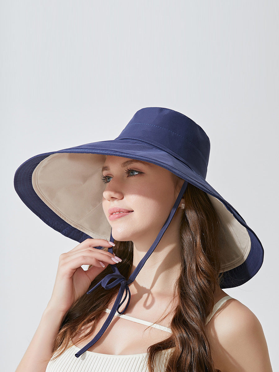Women Casual Large Brim Sunproof Hat