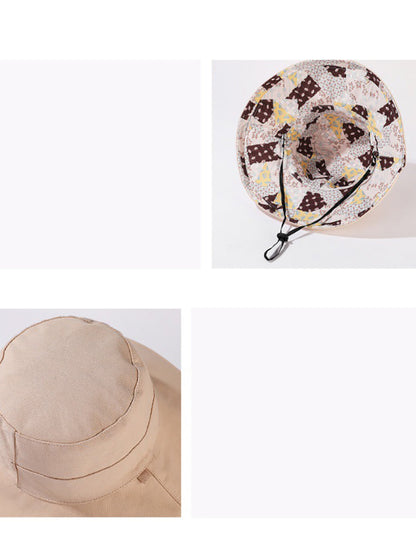 Women Casual Sunproof Dual-side Wearing Hat