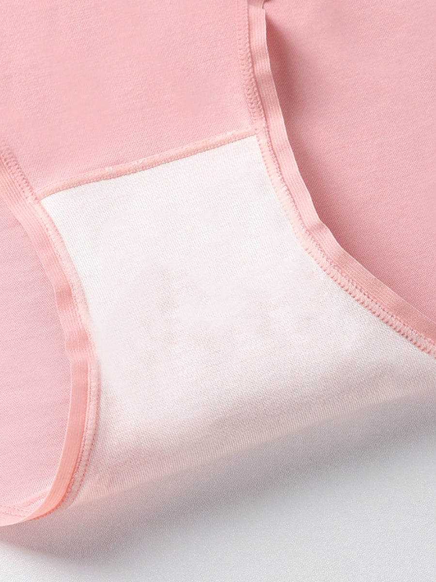 4 Pieces Summer Women Casual High Waist Underwear