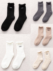 5 Pairs(White Grey Black Khaki Beige)