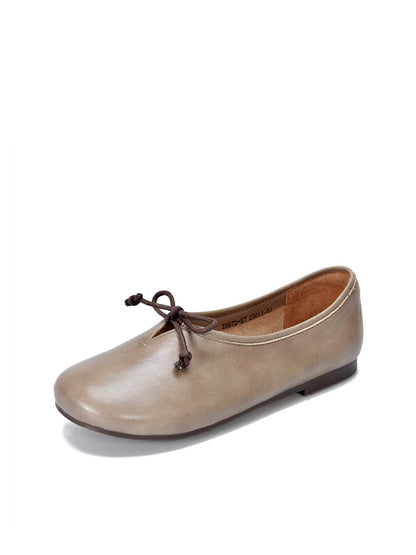 Women Casual Genuine Leather Low Heel Shoes