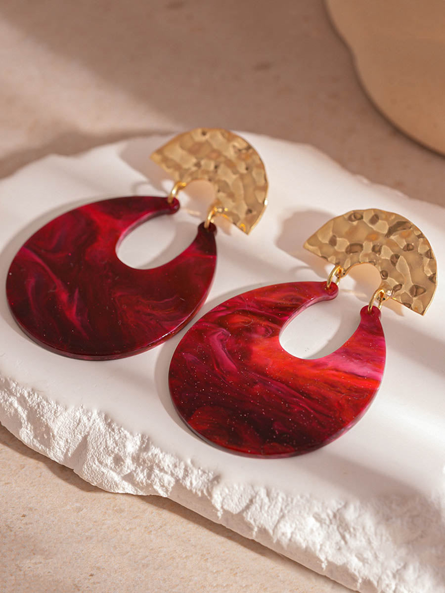 Geometric Drop Earrings