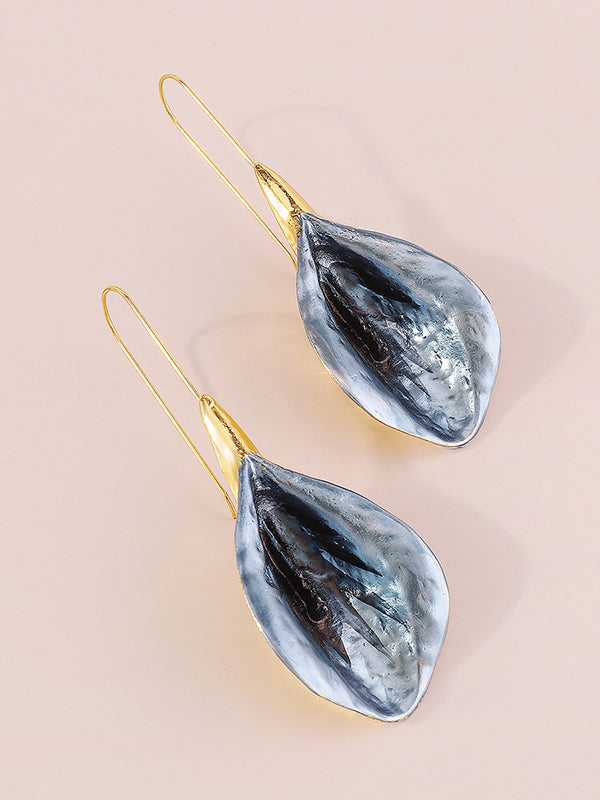 Flower Shape Drop Earrings Earrings Accessories