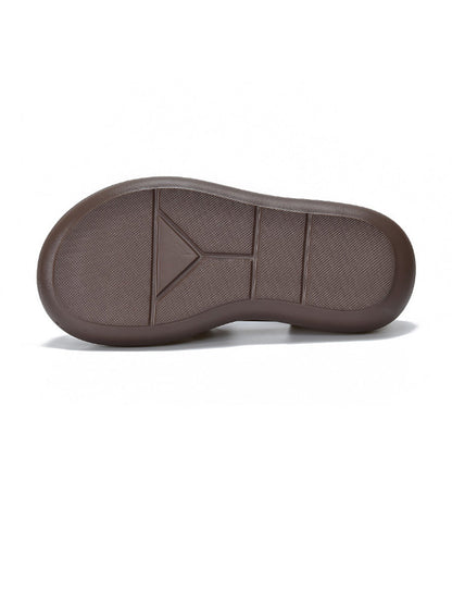 Women Casual Summer Leather Weave Platform Sandals