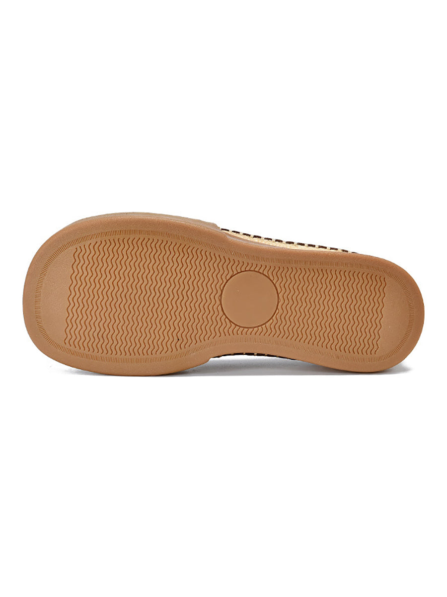 Women Casual Genuine Leather Flat Shoes