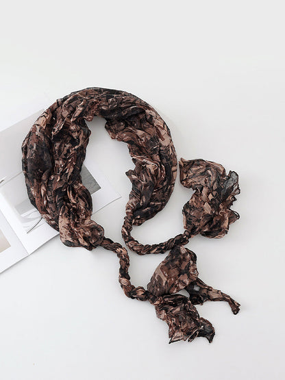 Women Fashion Hand-woven Braids Scarf